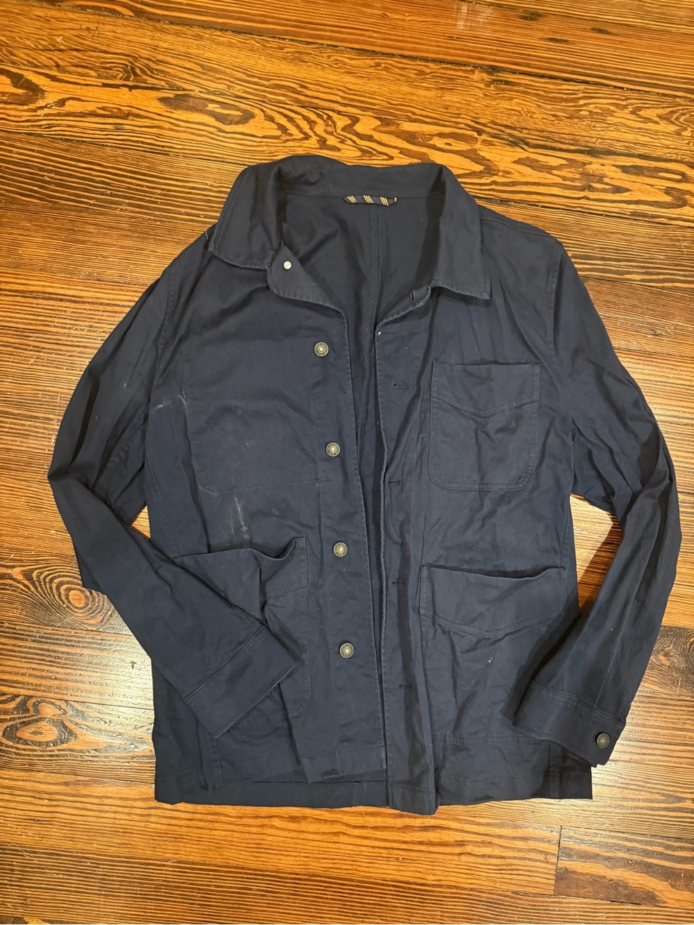 Brooks Brothers Navy Lightweight Shirt Jacket - Picture 3 of 5